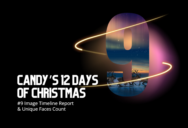 📸 Candy’s 12 Days of Christmas: Day 9 – Image Timeline Report & Unique Faces Count 🎄📊
