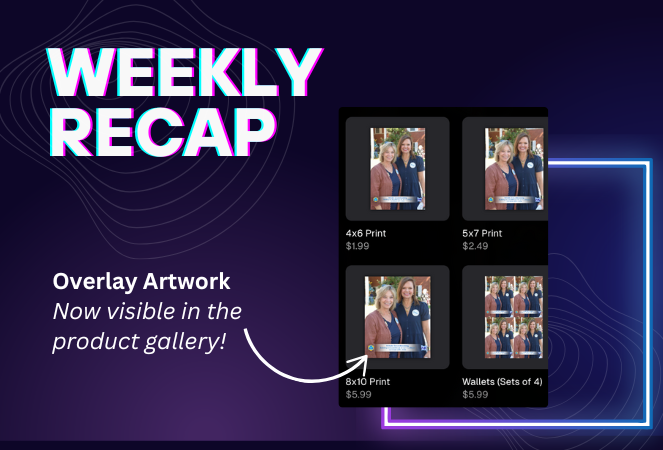 Weekly Recap: Overlay Artwork in the Product Gallery 🎨✨