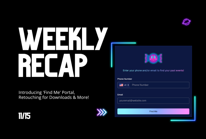 Candy’s Weekly Recap:  Introducing 'Find Me' Portal, Retouching for Downloads & More!