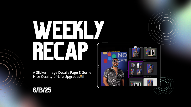 Weekly Recap: A Slicker Image Details Page & Some Nice Quality-of-Life Upgrades📸